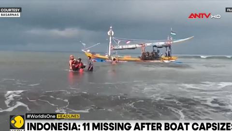 Indonesia: Lật thuyền ngoài khơi khiến 11 người mất tích