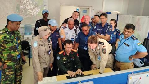 Sáng kiến số hóa của Công an Việt Nam được đánh giá cao tại phái bộ UNMISS
