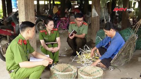 Công an xã nỗ lực phục vụ nhân dân