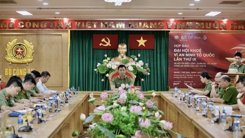 Sẵn sàng cho Đại hội khỏe “Vì an ninh Tổ quốc” lần thứ IX