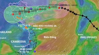Cập nhật diễn biến bão số 3