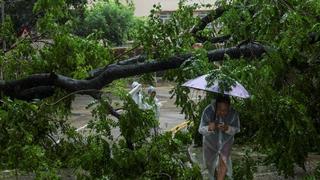  Bão Wipha quét qua Hong Kong (Trung Quốc) khiến hàng chục người bị thương