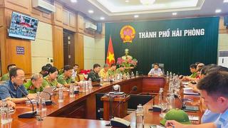 Bộ Công an thành lập Sở chỉ huy tiền phương tại Hải Phòng ứng phó bão số 3