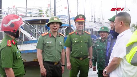 Phát huy vai trò nòng cốt của Công an xã trong ứng phó bão