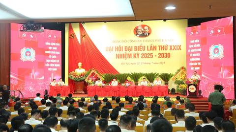 Đại hội đại biểu lần thứ XXIX Đảng bộ Công an thành phố Hà Nội
