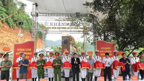 Khánh thành công trình Khu tưởng niệm Anh hùng liệt sĩ Phạm Văn Cường 
