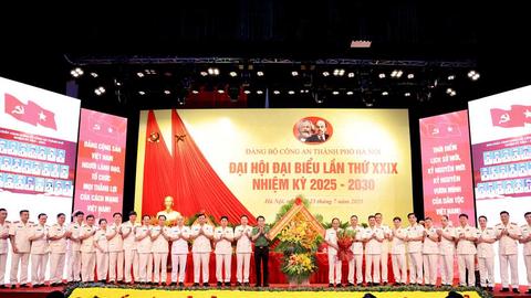 Đại hội đại biểu lần thứ XXIX Đảng bộ Công an thành phố Hà Nội