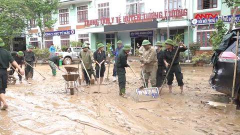Công an Nghệ An khẩn trương hỗ trợ khắc phục hậu quả mưa lũ