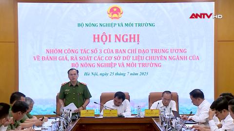 Sớm hoàn thành các nhóm cơ sở dữ liệu nông nghiệp và môi trường đúng tiến độ 