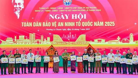 Ngày hội toàn dân bảo vệ an ninh Tổ quốc phường Lê Thanh Nghị