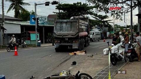 Va chạm xe đầu kéo khiến hai cha con thương vong
