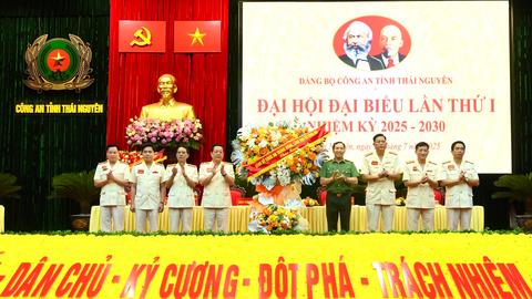 Đảng bộ Công an tỉnh Thái Nguyên tổ chức thành công Đại hội đại biểu nhiệm kỳ 2025 – 2030