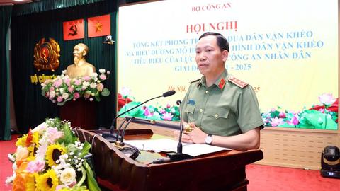 Bộ Công an tổng kết Phong trào thi đua dân vận khéo giai đoạn 2021 - 2025