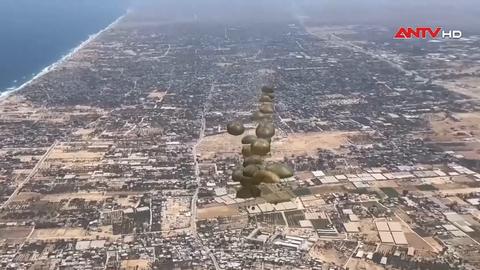 Nhiều nước thả hàng viện trợ nhân đạo xuống Dải Gaza