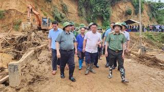 Thủ tướng Phạm Minh Chính chỉ đạo công tác khắc phục hậu quả mưa lũ tại Điện Biên