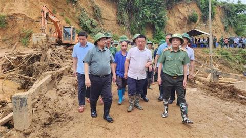 Thủ tướng Phạm Minh Chính chỉ đạo công tác khắc phục hậu quả mưa lũ tại Điện Biên
