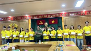 Gặp mặt các cháu con liệt sĩ, thương binh CAND đi tham quan, nghỉ dưỡng tại Belarus 