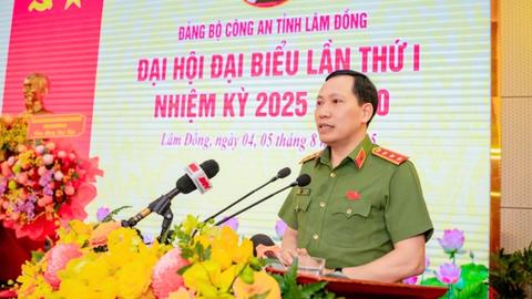 Đại hội đại biểu Đảng bộ Công an tỉnh Lâm Đồng lần thứ I