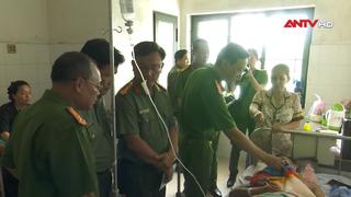 Thăm hỏi, động viên tổ viên an ninh trật tự bị thương khi làm nhiệm vụ