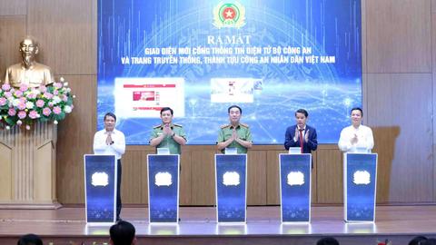 Ra mắt giao diện mới Cổng thông tin điện tử Bộ Công an 