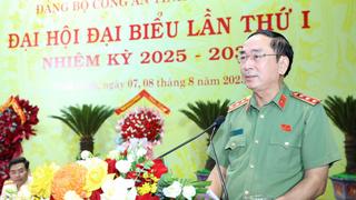 Đại hội đại biểu Đảng bộ Công an tỉnh Ninh Bình lần thứ I
