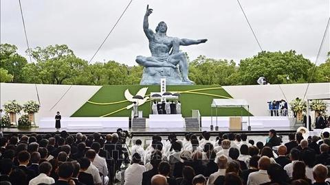 Lễ tưởng niệm 80 năm ngày Mỹ ném bom nguyên tử xuống Nagasaki, Nhật Bản