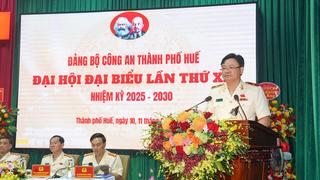 Đại hội đại biểu Đảng bộ Công an thành phố Huế lần thứ XIII