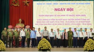 Thường trực Ban Bí thư dự Ngày hội toàn dân bảo vệ an ninh Tổ quốc xã Đông Hưng