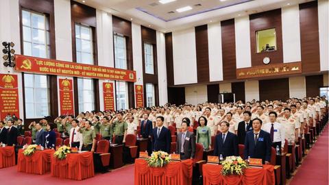 Đại hội đại biểu Đảng bộ Công an tỉnh Lai Châu lần thứ XVIII