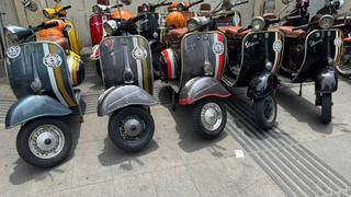 Xử lý đoàn xe Vespa vượt đèn đỏ tại trung tâm Thành phố Hồ Chí Minh
