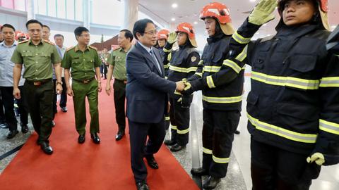 Thủ tướng ghi nhận, đánh giá cao những chiến công, sự hy sinh của lực lượng Cảnh sát PCCC&CNCH