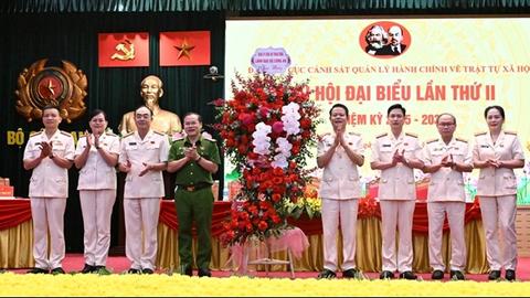 Đại hội đại biểu Đảng bộ Cục Cảnh sát quản lý hành chính về TTXH lần thứ II