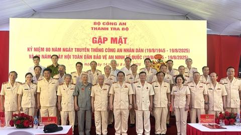 Thanh tra Bộ gặp mặt kỷ niệm 80 năm Ngày truyền thống Công an nhân dân