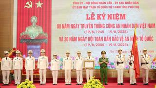 Phú Thọ: Kỷ niệm 80 năm Ngày truyền thống CAND và 20 năm Ngày hội toàn dân bảo vệ ANTQ