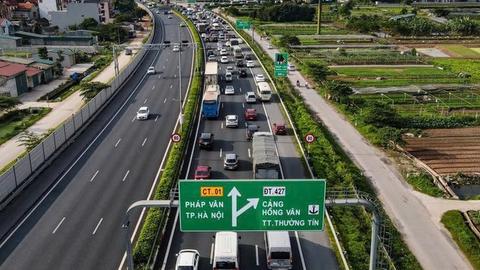 Thí điểm cấm xe tải lưu thông trên làn 1 cao tốc Pháp Vân-Cầu Giẽ và Hà Nội-Hải Phòng