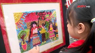 Triển lãm tranh vẽ “Con yêu bố, mẹ - người chiến sĩ CAND” 