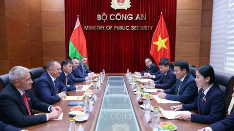Việt Nam - Belarus tăng cường hợp tác an ninh, thực thi pháp luật 