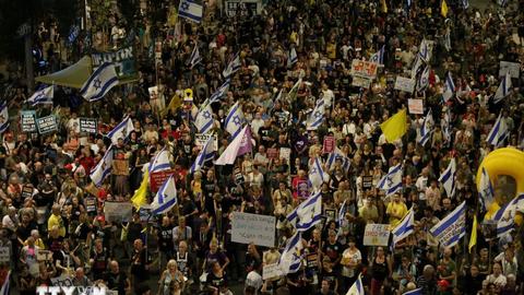 Biểu tình và đình công trên khắp Israel