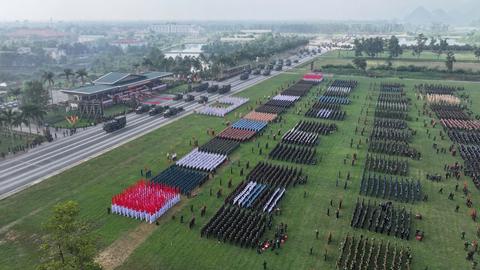 Tối nay (21/8), tổng hợp luyện diễu binh, diễu hành tại Quảng trường Ba Đình