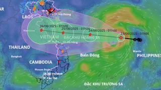 Áp thấp nhiệt đới vào Biển Đông, sẽ mạnh lên thành bão số 5