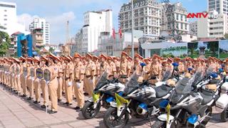 Hà Nội tiếp nhận 660 Cảnh sát giao thông phục vụ nhiệm vụ A80