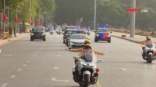 Dấu ấn Cảnh sát giao thông dẫn đoàn trên mỗi cung đường