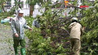 Công an khẩn trương khắc phục hậu quả bão số 5