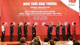Khai trương Trung tâm báo chí A80