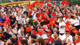 "Khối Nhân dân" hân hoan hòa cùng đội hình diễu binh