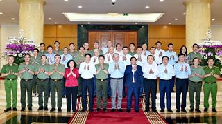 Tổng Bí thư Tô Lâm chủ trì cuộc làm việc của Bộ Chính trị với Ban Thường vụ Đảng ủy Công an Trung ương
