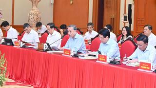Bộ Chính trị làm việc với Ban Thường vụ Đảng ủy Chính phủ