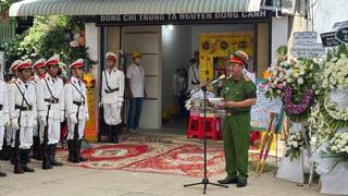 Thương tiếc tiễn biệt Trung tá Công an Nguyễn Đông Cánh