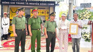 Trung tá Nguyễn Đông Cánh - tấm gương anh dũng của người chiến sĩ Công an nhân dân