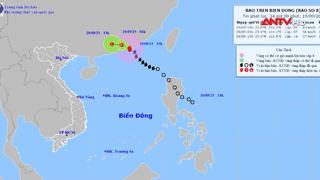 Cập nhật tin bão trên Biển Đông